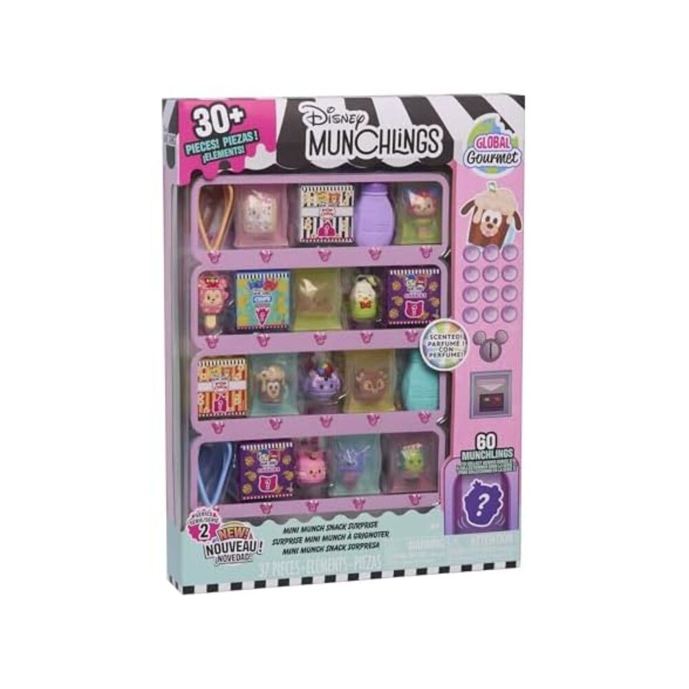 Disney Munchlings Mini Munch Snack Surprise, Collectible Munchlings Figures